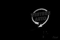 Western Auto Black and White