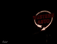 Western Auto in Color