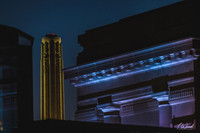 Liberty Memorial Peeking though.